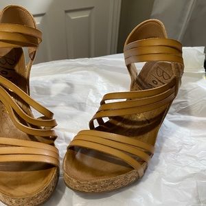 8 1/5 Women's Blowfish, Helm Platform Sandals light brown